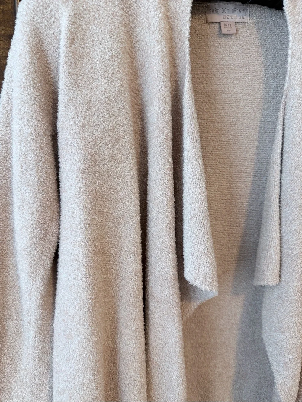 Barefoot Dreams Light Pink Open-Front Women's Cardigan